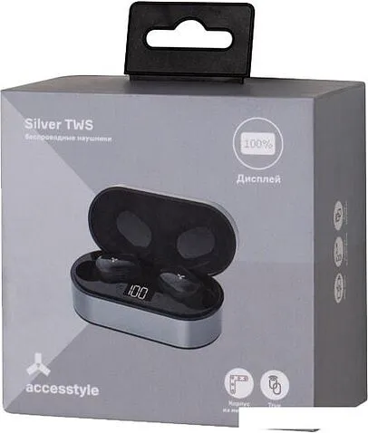 Наушники AccesStyle Silver TWS