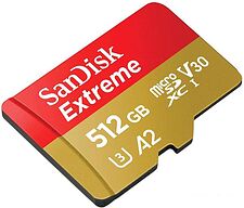 Карта памяти SanDisk Extreme SDSQXA1-512G-GN6MA 512GB (с адаптером) Карта памяти SanDisk Extreme SDSQXA1-512G-GN6MA 512GB (с адаптером)