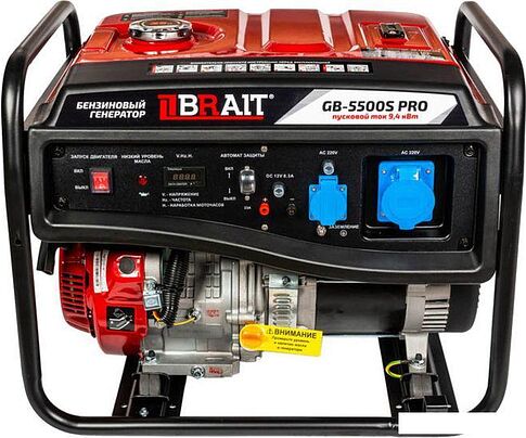 Бензиновый генератор Brait GB-5500S Pro
