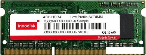 Оперативная память Innodisk 4ГБ DDR4 2400 МГц M4SS-4GSS3C0J-E