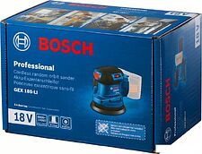Эксцентриковая шлифмашина Bosch GEX 185-LI Professional 06013A5021 (с 1-м АКБ, кейс) Эксцентриковая шлифмашина Bosch GEX 185-LI Professional 06013A5021 (с 1-м АКБ, кейс)