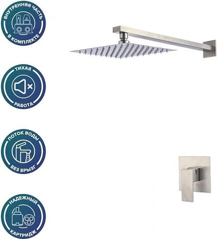 Верхний душ РМС SUS129-2