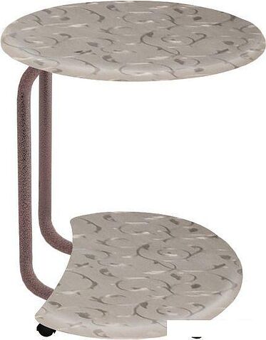 Приставной столик Древпром Придиванный ДП1-03-08 (арабискат/лаванда бронзовая)