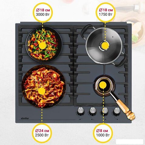 Варочная панель Simfer H60H41G570