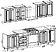 Готовая кухня Интермебель Бостон-7 2.2 (акация белая/акация белая/мрамор лацио белый)
