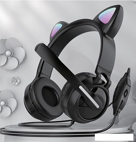 Наушники QUMO Game Cat (черный)