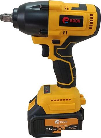 Гайковерт Edon AAW-21/600BL (с 2-мя АКБ, кейс, набор оснастки)