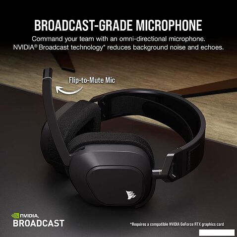 Наушники Corsair HS80 Max (темно-серый)