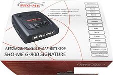 Радар-детектор Sho-Me G-800 Signature