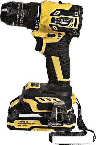 Дрель-шуруповерт Hanskonner HCD2065C (с 2-мя АКБ, кейс)