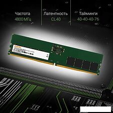 Оперативная память Digma 16ГБ DDR5 4800 МГц DGMAD54800016S Оперативная память Digma 16ГБ DDR5 4800 МГц DGMAD54800016S