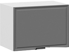 Шкаф навесной Трия Белладжио 1В5Г (белый/софт графит)