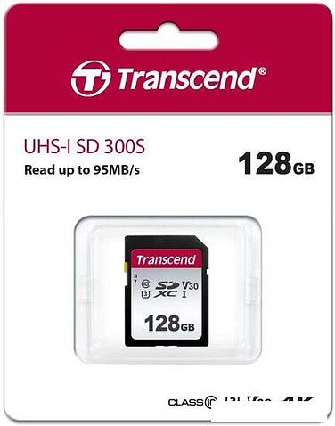 Карта памяти Transcend SDXC 300S 512GB