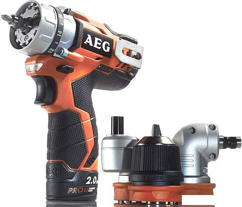 Дрель-шуруповерт AEG Powertools BBS 12 C2 LI-202C KIT1 4935446382 (с 2-мя АКБ, кейс)