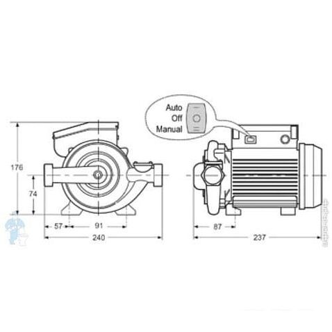 Установка повышения давления Wilo PB-201EA