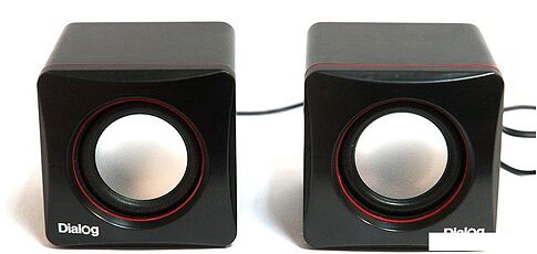Акустика Dialog AC-04UP (черный/красный)