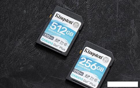 Карта памяти Kingston Canvas Go! Plus SDXC 512GB