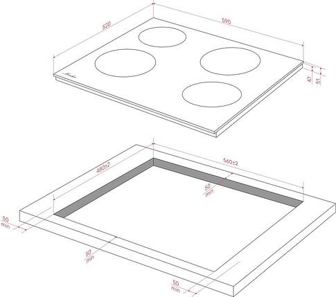 Варочная панель Monsher MHE 6003