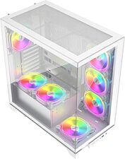 Корпус 1stPlayer Mi8 MI8-WH-3FC7R-W-1FC7-W (белый)