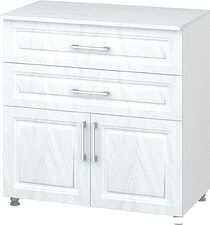 Тумба Премиум Валенсия №1 (белый/скала айс)