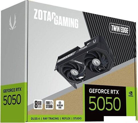 Видеокарта ZOTAC Gaming GeForce RTX 5050 Twin Edge ZT-B50500E-10M