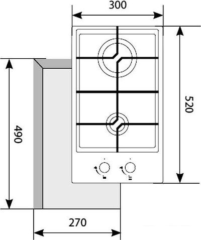 Варочная панель LEX GVG 321 BL
