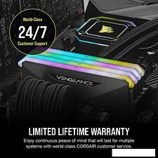 Оперативная память Corsair Vengeance RGB RT 2x16ГБ DDR4 3200 МГц CMN32GX4M2Z3200C16 Оперативная память Corsair Vengeance RGB RT 2x16ГБ DDR4 3200 МГц CMN32GX4M2Z3200C16
