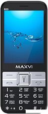Кнопочный телефон Maxvi B33 (черный)