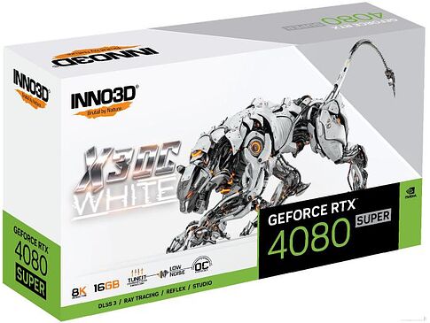 Видеокарта Inno3D RTX 4080 Super X3 OC White N408S3-166XX-18703259