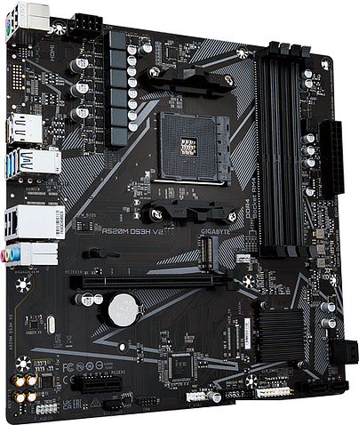Материнская плата Gigabyte A520M DS3H V2 (rev. 1.1)