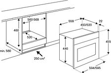 Электрический духовой шкаф Bertazzoni F457MODMWTX