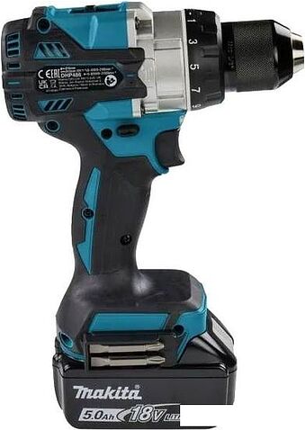 Ударная дрель-шуруповерт Makita DHP486RTJ (с 2-мя АКБ 5 Ач, кейс)