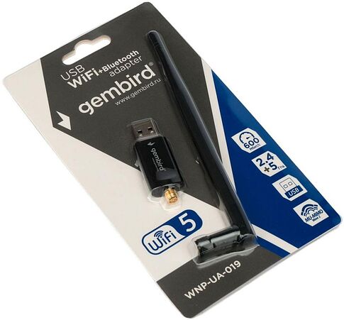 Wi-Fi/Bluetooth адаптер Gembird WNP-UA-019