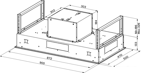 Кухонная вытяжка Faber C-Air KL A90 350.0615.705