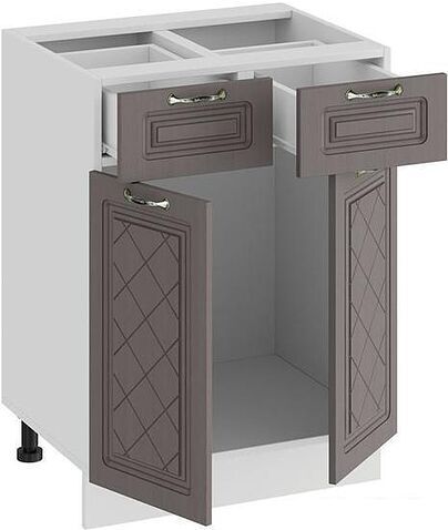 Шкаф напольный Трия Бьянка 1Н6Я1 (дуб серый)