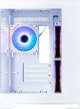 Корпус 1stPlayer Megaview MV6-TP ARGB (белый)