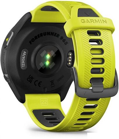 Умные часы Garmin Forerunner 965 (черный/желтый)