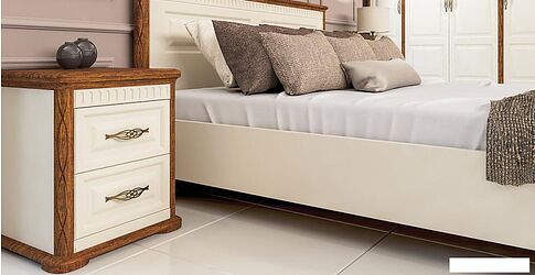 Тумба Неман мебель Марсель МН-126-02 (кремовый-дуб кантри)