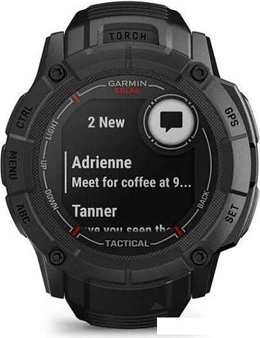 Умные часы Garmin Instinct 2x Solar Tactical Edition (черный)