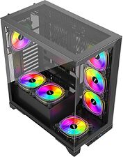 Корпус 1stPlayer Mi8 MI8-BK-3FC7R-1FC7 (черный)