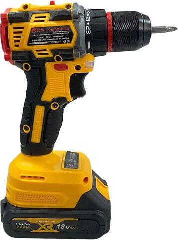Дрель-шуруповерт Edon Pro AD-18BL (с 2-мя АКБ, кейс)