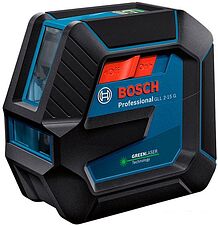Лазерный нивелир Bosch GLL 2-15 G Professional 0601063W02 (LB 10 + DK 10, кейс) Лазерный нивелир Bosch GLL 2-15 G Professional 0601063W02 (LB 10 + DK 10, кейс)