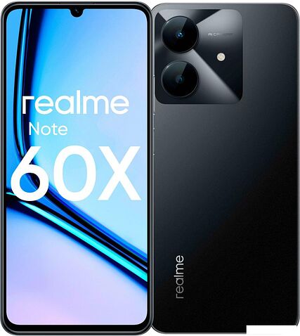 Телефон Realme Note 60x RMX3938 4GB/128GB (черный)