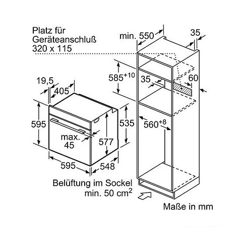 Электрический духовой шкаф Siemens HM676G0W1