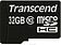 Карта памяти Transcend microSDHC Class 10 32 Гб + SD адаптер (TS32GUSDHC10)