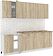 Готовая кухня Кортекс-мебель Корнелия Лира-лайт 2.4м (дуб сонома/мадрид)