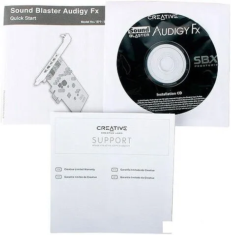 Звуковая карта Creative Sound Blaster Audigy Fx (SB1570)