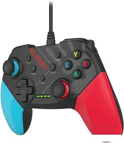 Геймпад A4Tech Bloody GP30 (черный/голубой)