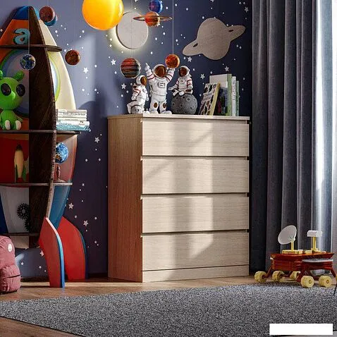 Комод Mio Tesoro Варма 4 (дуб беленый)