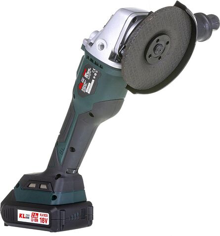 Угловая шлифмашина KLPRO KLAT18BS-20 (с 2-мя АКБ, кейс)